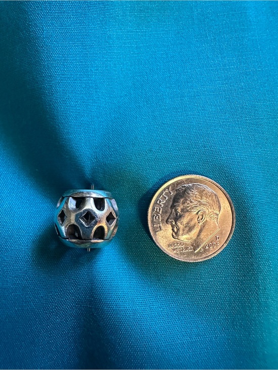 Brighton Jewelry - Brighton Silver Filigree Glow Bead
